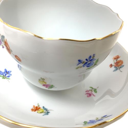 Meissen (マイセン) カップ&ソーサー 散らし小花　スキャタードフラワー