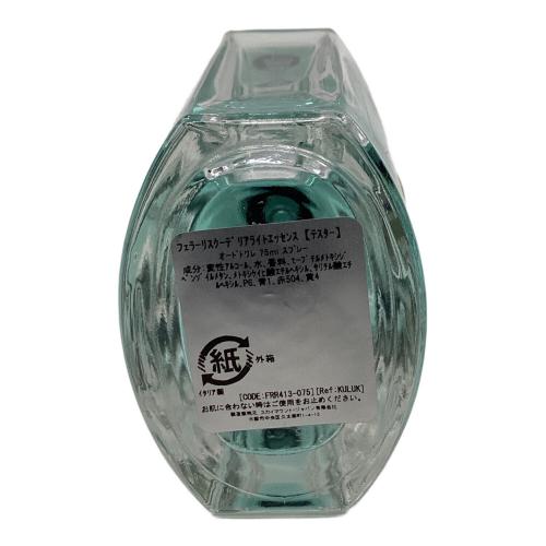 Ferrari (フェラーリ) オードトワレ 【テスター】 75ml 残量80%-99% スクーデリアライトエッセンス