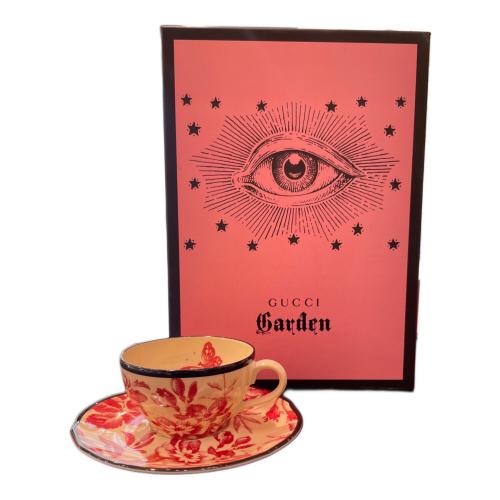 GUCCI (グッチ) カップ&ソーサー レッド ハーバリウム