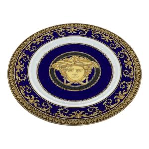 VERSACE (ヴェルサーチェ) ブレッド＆バタープレート Medusa Blue