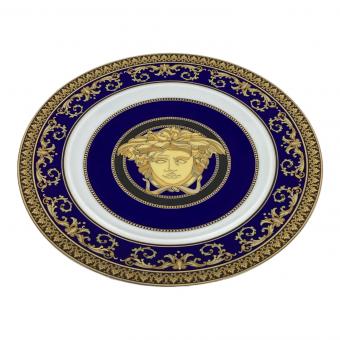 VERSACE (ヴェルサーチェ) ブレッド＆バタープレート Medusa Blue