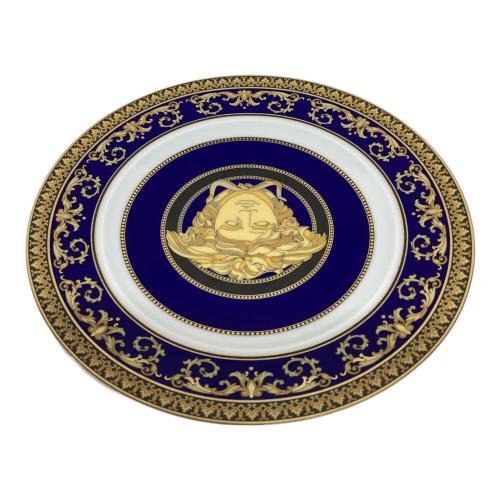 VERSACE (ヴェルサーチェ) ブレッド＆バタープレート Medusa Blue