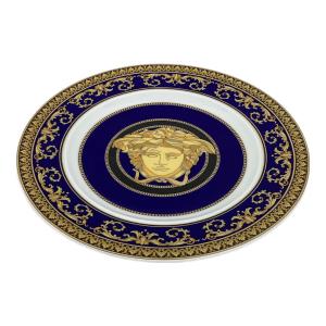 VERSACE (ヴェルサーチェ) ブレッド＆バタープレート Medusa Blue