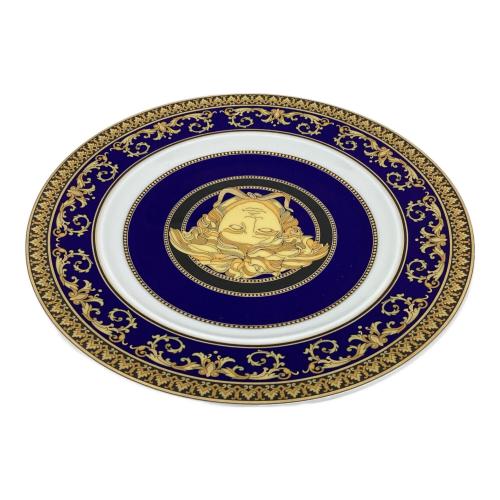 VERSACE (ヴェルサーチェ) ブレッド＆バタープレート Medusa Blue