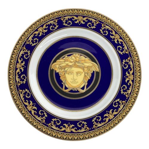 VERSACE (ヴェルサーチェ) ブレッド＆バタープレート Medusa Blue