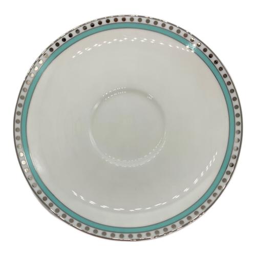 TIFFANY & Co. (ティファニー) カップ&ソーサー プラチナブルーバンド