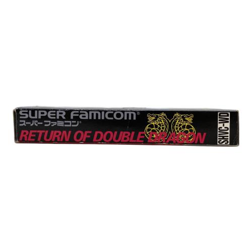 リターンオブダブルドラゴン スーパーファミコン用ソフト