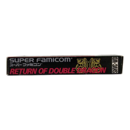 リターンオブダブルドラゴン スーパーファミコン用ソフト