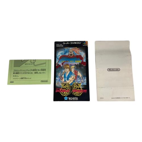 リターンオブダブルドラゴン スーパーファミコン用ソフト