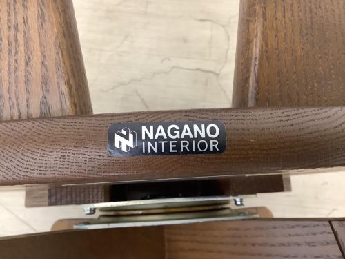 NAGANO INTERIOR (ナガノインテリア) チェア DC319-0W RO-葉山HB ブラウン