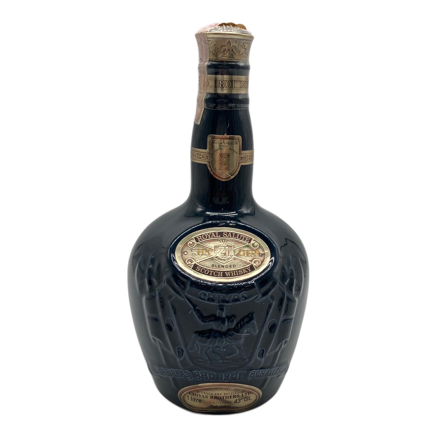 ロイヤルサルート (ROYAL SALUTE) スコッチウィスキー 21年 1000ml