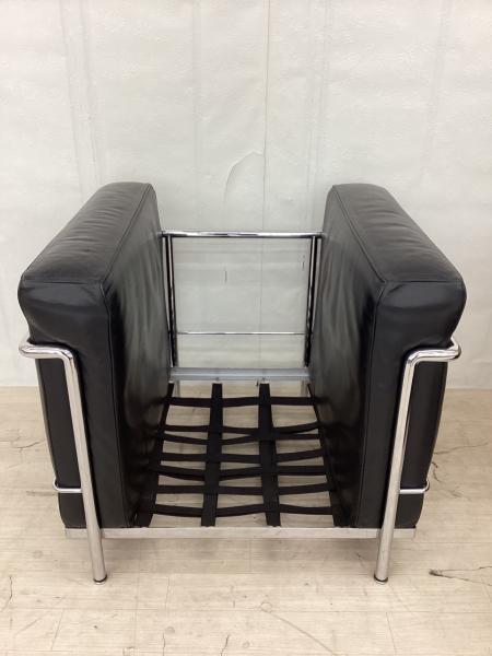 Cassina カッシーナ LC2 1Pソファ ブラック グランコンフォール CASSINA (カッシーナ) 1人掛けソファー LC2 グランコンフォール