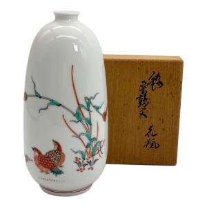 十四代柿右衛門 (ジュウヨンダイカキエモン) 一輪生 錦