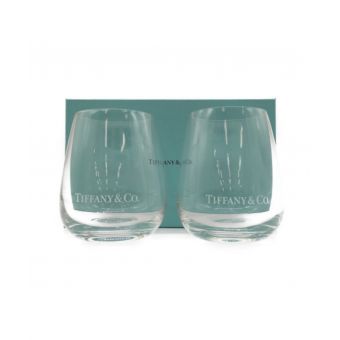 TIFFANY & Co. (ティファニー) グラスセット タンブラー セット ロゴ ペア 2点セット