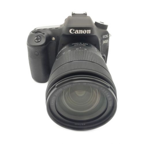 CANON (キャノン) デジタル一眼レフカメラ レンズ:EFS18-135mm EOS80D 041021002137