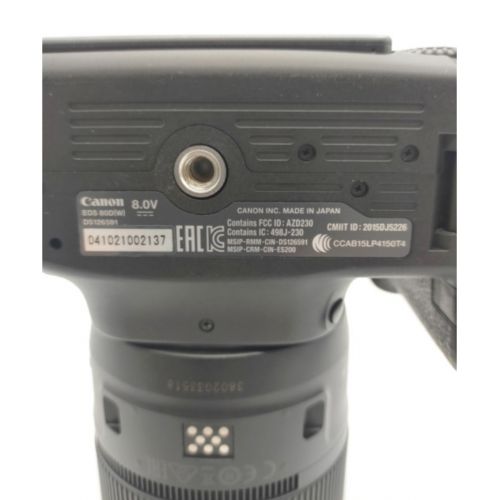 CANON (キャノン) デジタル一眼レフカメラ レンズ:EFS18-135mm EOS80D 041021002137