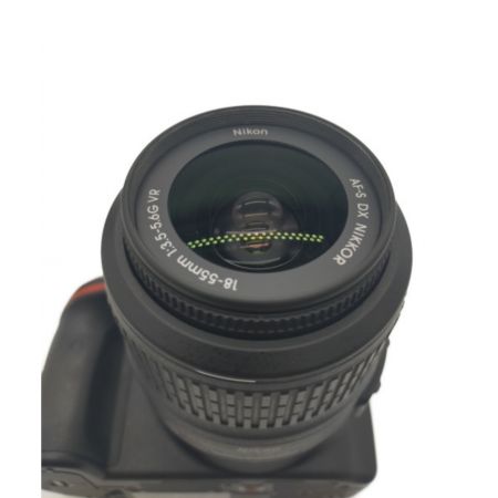 Nikon (ニコン) デジタル一眼レフカメラ 充電器無し D3200 専用電池 SDカード対応 100-6400 -