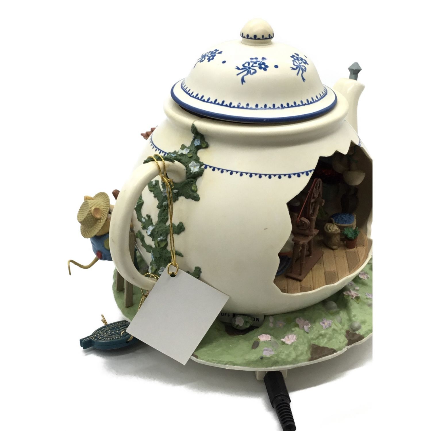 ENESCO オルゴール Teapot Bungalow 【ヴィンテージ】 | nate-hospital.com