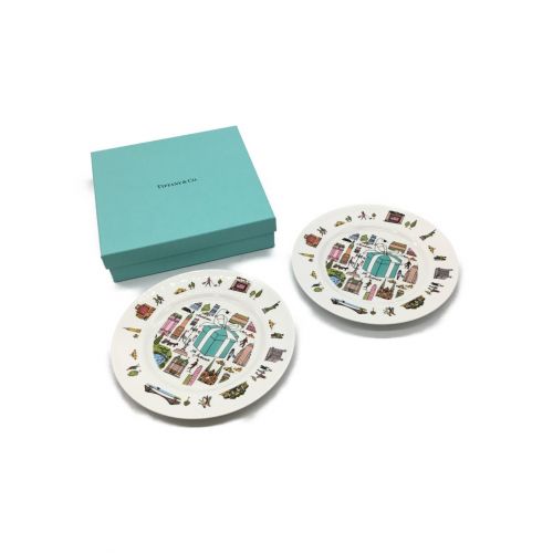 TIFFANY & Co. (ティファニー) 5thアベニューペアデザートプレート 2P