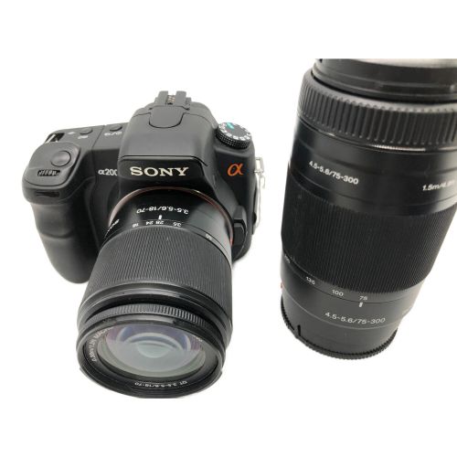 SONY (ソニー) 一眼レフカメラ ダブルレンズセット 75-300mm F4.5-5.6