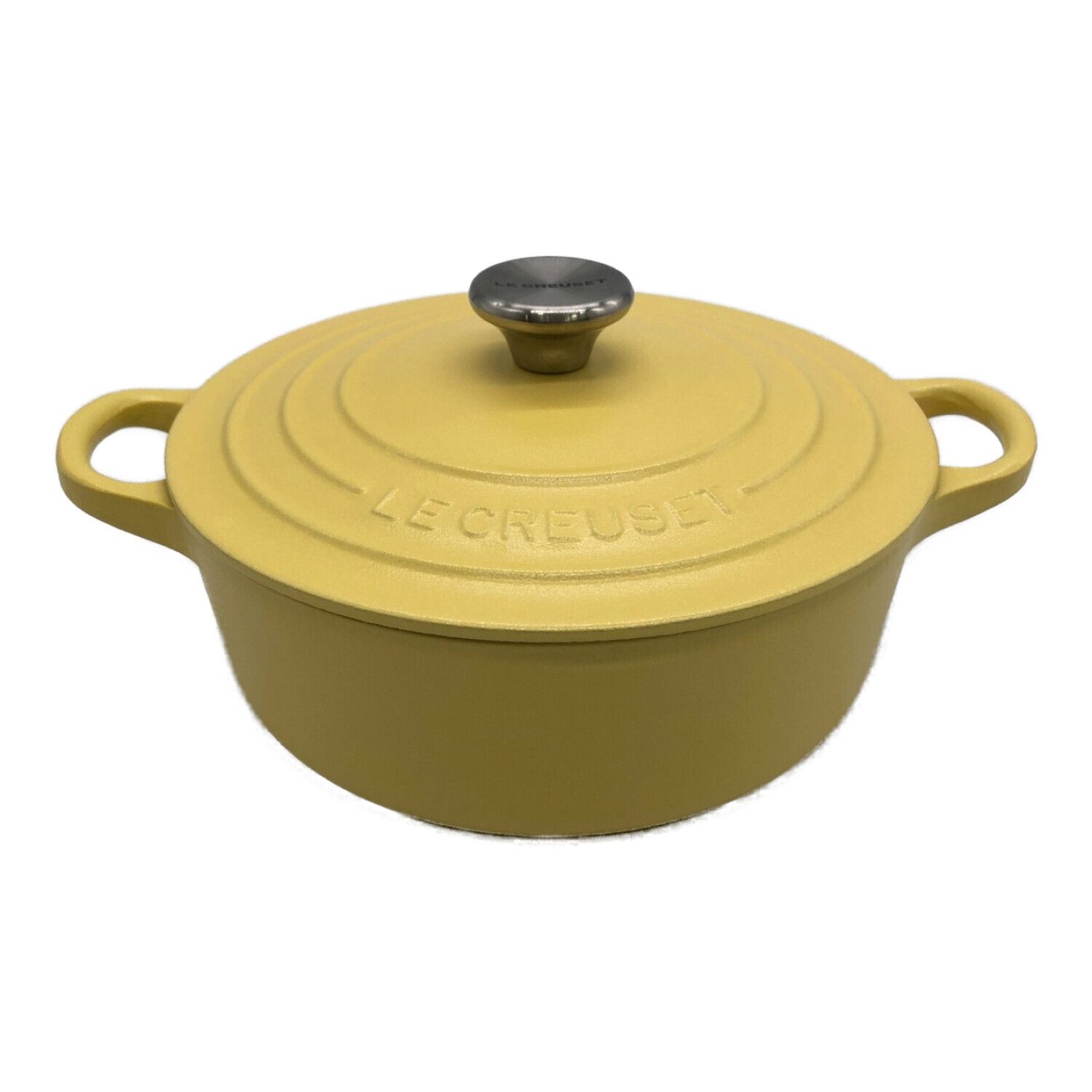 LE CREUSET (ルクルーゼ) 鍋18cm イエロー｜トレファクONLINE