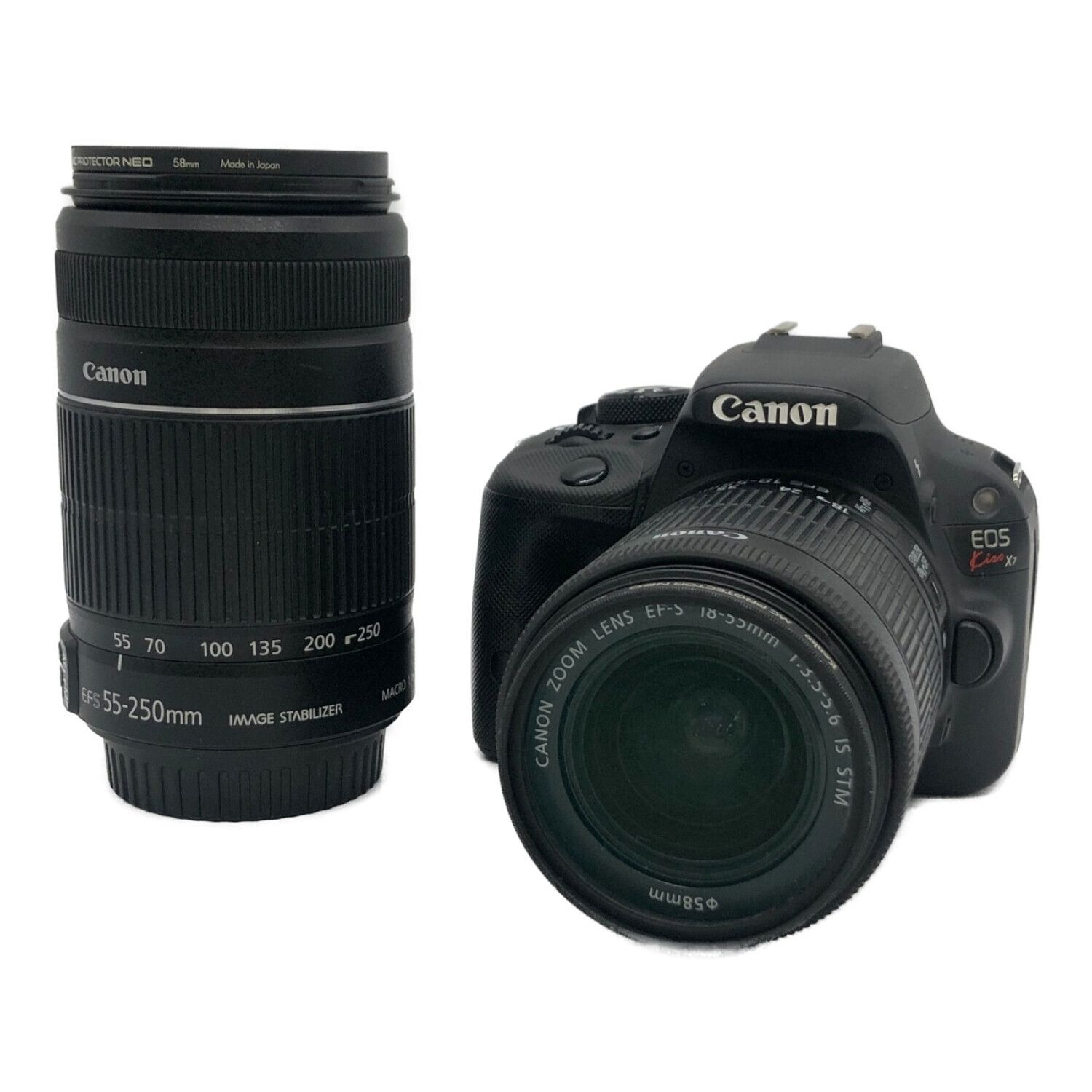 Canon EOS KISS X7 Wズームキット　カメラ一眼レフ