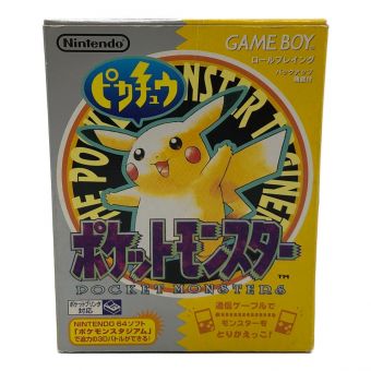 ポケットモンスター (ポケットモンスター) ゲームボーイ用ソフト 説明書無し ピカチュウ -