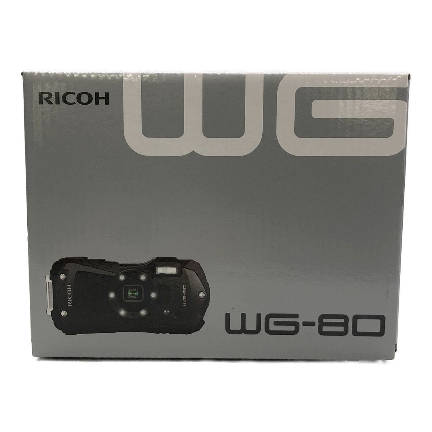 RICOH (リコー) デジタルカメラ black WG-80 1600万画素 □ 未使用品