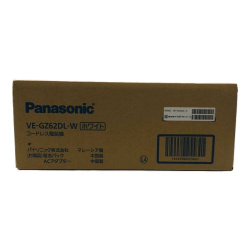 Panasonic (パナソニック) 子機付電話機 VE-GZ62DL-W｜トレファクONLINE