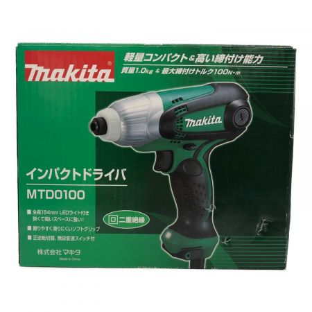 MAKITA (マキタ) インパクトドライバ MTD0100