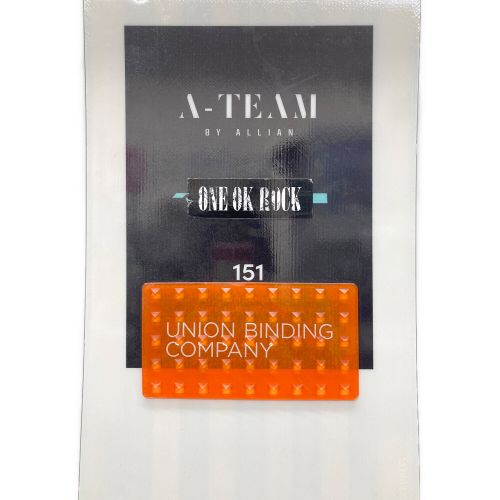 A-TEAM BY ALLIAN スノーボード 151cm ホワイト 23-24モデル