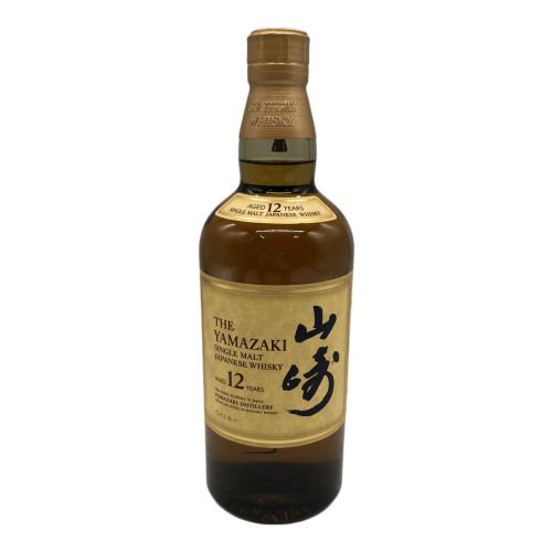 山崎 (ヤマザキ) ジャパニーズウィスキー 700ml 12年 未開封