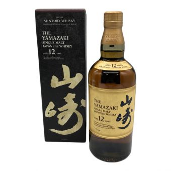 サントリー ジャパニーズウィスキー 700ml 山崎 12年 シングルモルト 未開封