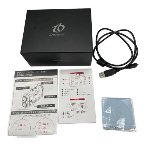 DANACT (ダナクト) ゴルフ距離測定器 ブラック×ホワイト