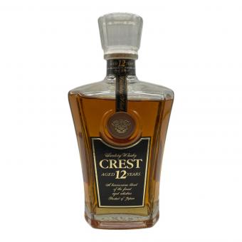 サントリー ジャパニーズウィスキー 700ml CREST 12年 未開封