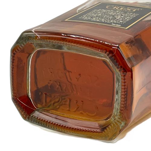 サントリー ジャパニーズウィスキー 700ml CREST 12年 未開封