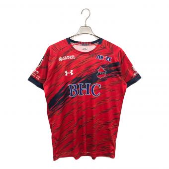 UNDER ARMOUR(アンダーアーマー) いわきFC サッカーユニフォーム メンズ SIZE XL レッド