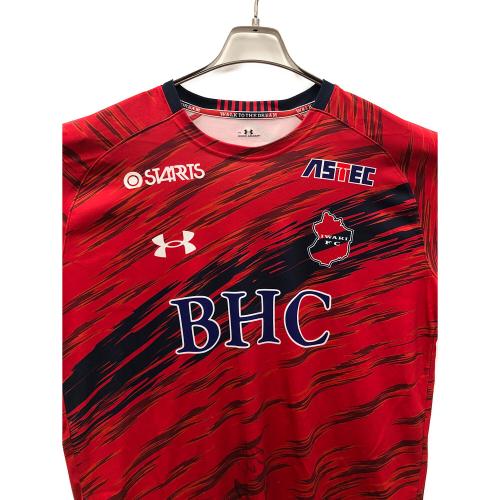UNDER ARMOUR(アンダーアーマー) いわきFC サッカーユニフォーム メンズ SIZE XL レッド