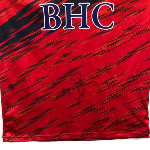 UNDER ARMOUR(アンダーアーマー) いわきFC サッカーユニフォーム メンズ SIZE XL レッド