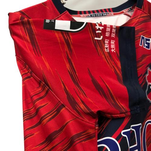 UNDER ARMOUR(アンダーアーマー) いわきFC サッカーユニフォーム メンズ SIZE XL レッド