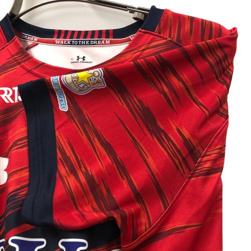 UNDER ARMOUR(アンダーアーマー) いわきFC サッカーユニフォーム メンズ SIZE XL レッド