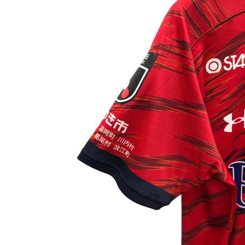 UNDER ARMOUR(アンダーアーマー) いわきFC サッカーユニフォーム メンズ SIZE XL レッド
