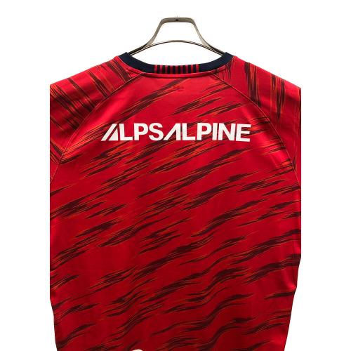 UNDER ARMOUR(アンダーアーマー) いわきFC サッカーユニフォーム メンズ SIZE XL レッド