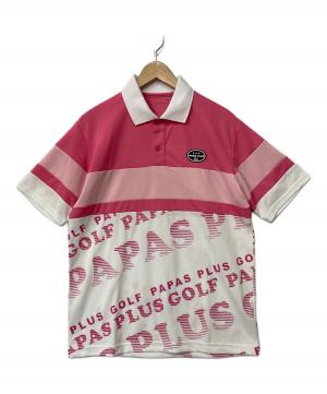 PAPAS PLUS GOLF (パパスプラスゴルフ) ゴルフウェア(トップス) ピンク サイズ:M
