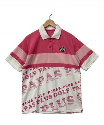 PAPAS PLUS GOLF (パパスプラスゴルフ) ゴルフウェア(トップス) ピンク サイズ:M