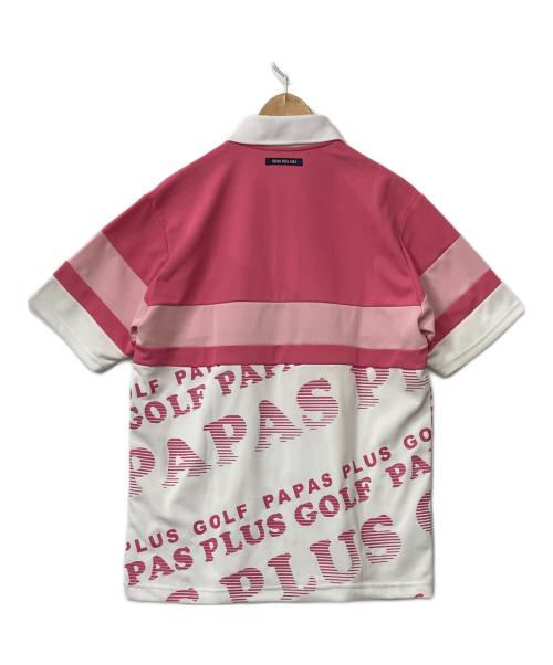 PAPAS PLUS GOLF (パパスプラスゴルフ) ゴルフウェア(トップス) ピンク サイズ:M