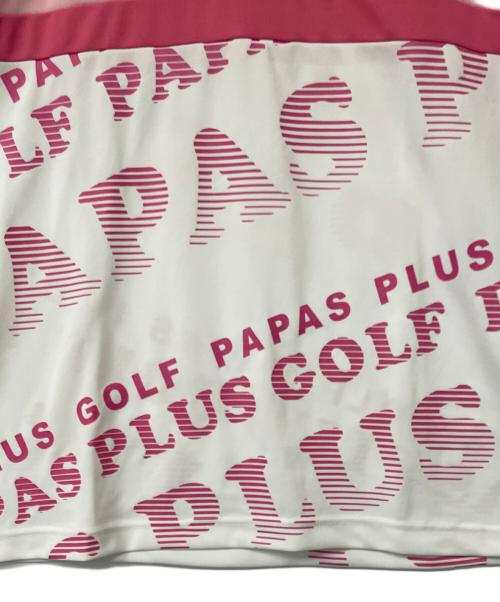 PAPAS PLUS GOLF (パパスプラスゴルフ) ゴルフウェア(トップス) ピンク サイズ:M
