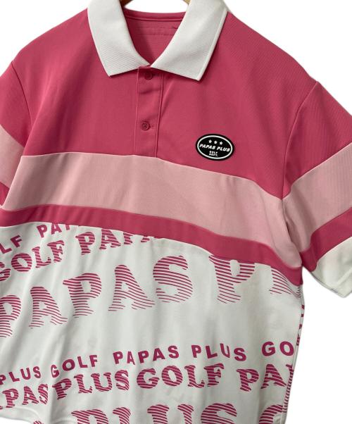 PAPAS PLUS GOLF (パパスプラスゴルフ) ゴルフウェア(トップス) ピンク サイズ:M