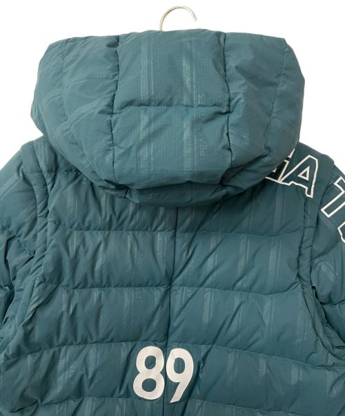 PEARLY GATES (パーリーゲイツ) 撥水ダウンジャケット グリーン サイズ:6