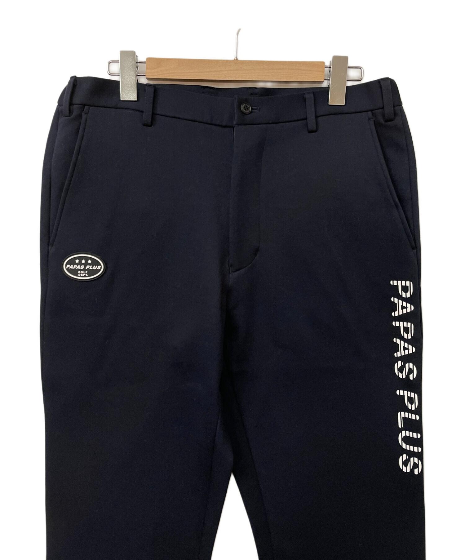 PAPAS PLUS GOLF (パパスプラスゴルフ) ゴルフパンツ ネイビー サイズ